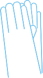 Disposble compostable PE gloves